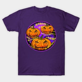 Scary halloween pumpkins T-Shirt